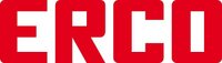 Logo von ERCO, dargestellt durch den Firmennamen in großen, roten Großbuchstaben auf weißem Hintergrund.