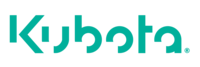 Logo der Marke Kubota in grüner Schrift.