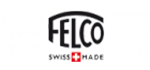 Logo der Marke "TELCO" mit dem Zusatz "Swiss Made" und einem kleinen roten Schweizerkreuz darunter, das Qualität und Herstellung in der Schweiz symbolisiert.