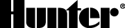 Das Bild zeigt das Logo der Marke „Hunter“ in schwarzer Schrift auf weißem Hintergrund.